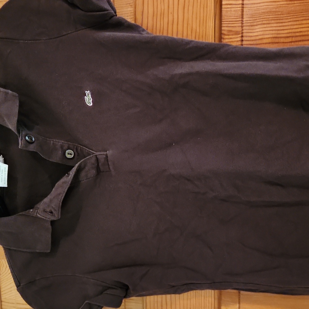 Lacoste Women's Dark Brown Polo Shirt